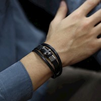 Pulseras de Cuero para Hombres - Vampire