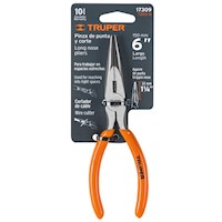 Alicate Punta Corte 6" Mango de Vinil Truper 17309