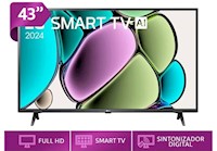 Televisor LG 43 FHD Smart TV ThinQ AI webOS + Control Remoto Magic 43LR6000PSA