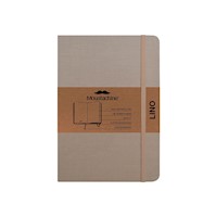 Moustachine Libreta Classic Lino Pocket A6 Habano Claro
