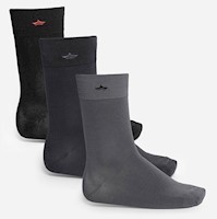 PACK 3 CALCETINES HILO GRIS SOCKS 2 10-13 PALMERS