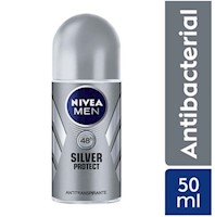 Nivea Deo Hombre Roll Silver Protect - Frasco 50ML