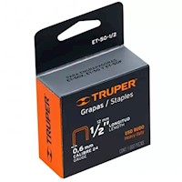 Grapa Para Engrapadora 1/2" X 1000 Unid Truper 17968