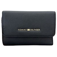 BILLETERA TOMMY HILFIGER TARJETERO MUJER AZUL