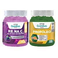 GOMITAS RESVERATROL 130UND + GOMITAS PROPÓLEO 130UND