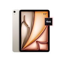 Nueva iPad Air 2024  de 11" CHIP M2  de 128GGB STARLIGHT.