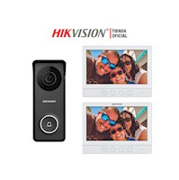 Kit Videoportero Hikvision DS-KIS213 Analógico HD 1 Pantalla 7 pulgadas IP65