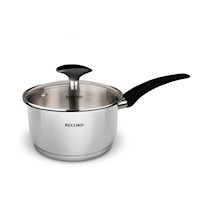 Record Cacerola acero inoxidable Gia Plus F/Dif Tapa Vidrio N°16