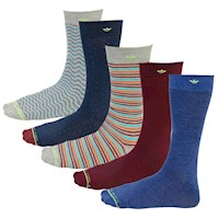 PACK 5 CALCETINES BAMBOO LARGOS GRIS 10 - 13 PALMERS