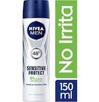 Nivea Deo Hombre Spray Sensitive Protect - Frasco 150Ml