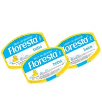 PACK 3 JABÓN CON GLICERINA BEBE 100G FLORESTA