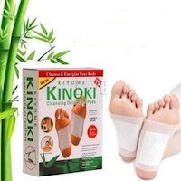 Caja De 10 Parches Desintoxicantes Kinoki Para Pies