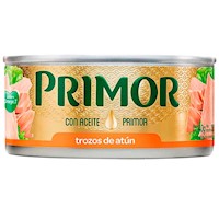 Trozos de Atún PRIMOR en Aceite Vegetal Lata 140g