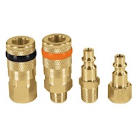 Juego De Acople Y Conector Laton 1/4" Npt 19080 Truper