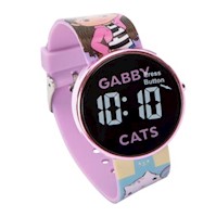 Reloj LED para niñas Gabby's Dollhouse