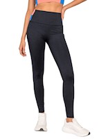 Legging tiro alto control abdomen y muslos bolsillo lateral