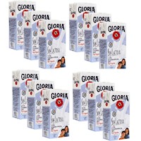 Leche Sin Lactosa Semidescremada UHT Gloria three Pack  Pack x 4  cajas de 1 Lt.