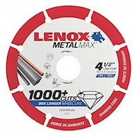 Lenox Metalmax Disco Diamantado Corte Metal 4.5  X 7/8
