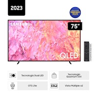 Televisor Samsung Smart TV 75" QLED 4K QN75Q60CAGXPE (Nuevo)