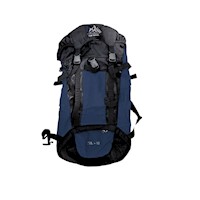 Mochila Campera Impermeable 70L + 10LPara Viajes Trekking Camping - AZUL MARINO