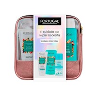 Pack Portugal Set Mujer Exfoliante 160Gr + Gel Ducha 330ml + Agua Colonia 250ml