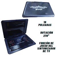 Dvd Portátil Sonixin 16" USB SD + Accesorios