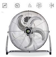 Ventilador Metálico Airboom Iceberg5 2 en 1 de Piso y Pared