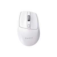 MOUSE INALAMBRICO/BLUETOOTH HAVIT MS61WB BLANCO 3200DPI  ERGONOMICO