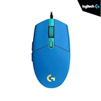 MOUSE LOGITECH G203 LIGHTSYNC BLUE GAMING LED-RGB