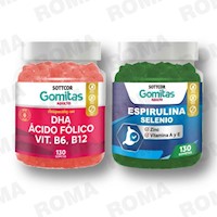 PACK GOMITAS DHA Y  ESPIRULINA SOTTCOR LABS