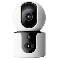 Cámara De Seguridad Xiaomi C300 Dual Giratorio 360 2K - Blanco