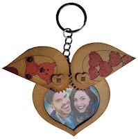 Llavero Corazón Porta-Foto