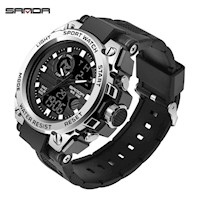 Reloj Deportivo Hombre Sanda 739 Tipo G Shock Resistente Metal