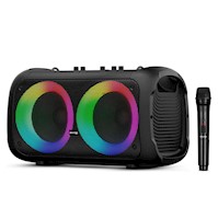 Parlante Torre de Sonido Maxtron MX401 Micrófono USB BT LED RGB DISCO