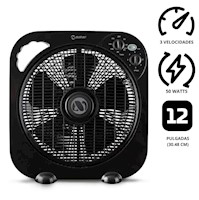 Ventilador Circulador Miray 12" VMC-950 50 Watts Negro