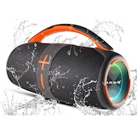 Parlante Portátil LIDIMI LD-S647 Bluetooth 5.2 XBASS 20W IPX5 con Luces RGB, Radio FM y Batería 8-10 Horas