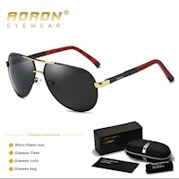 Lentes de sol Aoron - Pilot- Polarizados UV400 - Dorado