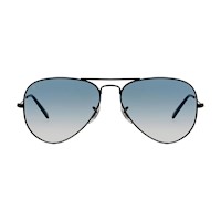 Lentes RayBan RB3025 Aviator Negro Lunas Azul Degradé