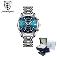 Reloj POEDAGAR para Hombre - Acero - Plateado