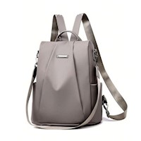 Mochila Bolso Multifuncional Mujer Antirrobo Moda Cartera Bolso Impermeable - Crema