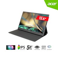 MONITOR LED 15.6" ACER PORTATIL PM161Q ABMIUUZX  Full HD 1920 x 1080 HDMI IPS 5MS