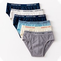 Pack x6 Calzoncillos Boston Kids Multicolor