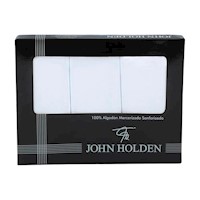 Pack x3 Pañuelos Blanco John Holden - Blanco