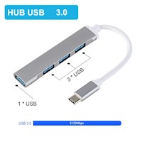 Adaptador Múltiple USB tipo C 4 en 1