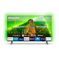 TELEVISOR LED PHILIPS 75” UHD 4K 75PUD7908 AMBILIGHT TV