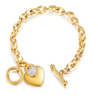 Pulsera Dorada Para Mujer Bañada en Oro Modelo Penélope