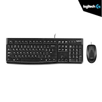 KIT LOGITECH 2 EN 1 TECLADO Y MOUSE USB MK120 DESKTOP