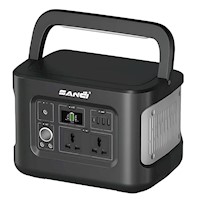 Estación de energía portátil SANCI 512Wh batería LiFePO4 con salida AC 600W continua, carga rápida USB-C y LED integrados