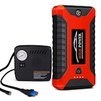 Arrancador De Batería De Vehiculo Universal + Inflador 2 En 1