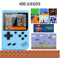 Mini Game Consola Videojuegos 400 Juegos Portátil Retro Super Mario Ninja Kong Niños 8 bits LCD